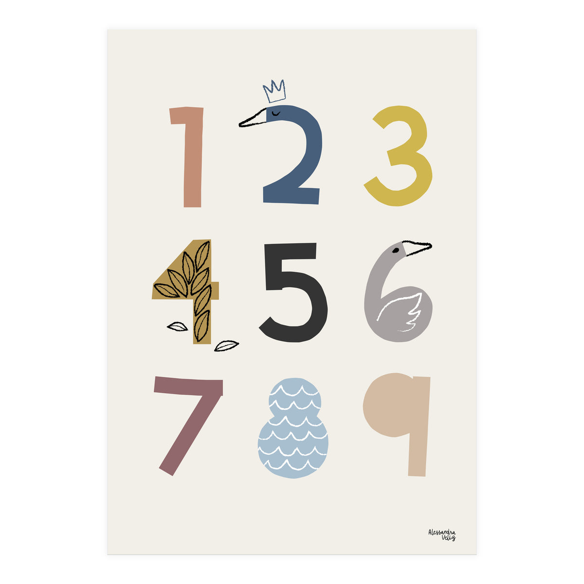 Numbers & Swans (Print Only)