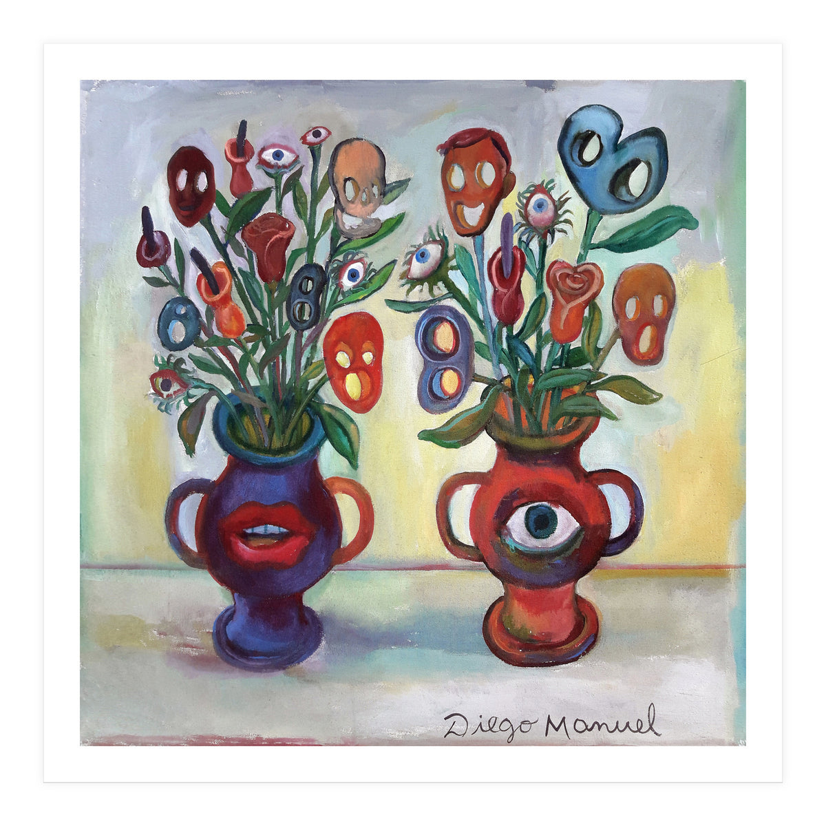 Dos Floreros (Print Only)