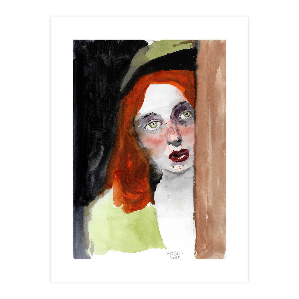 Untitled #017 - Woman with red hair (Print Only)
