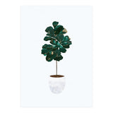 FIddle Leaf Fig gold and green (Print Only) thumbnail