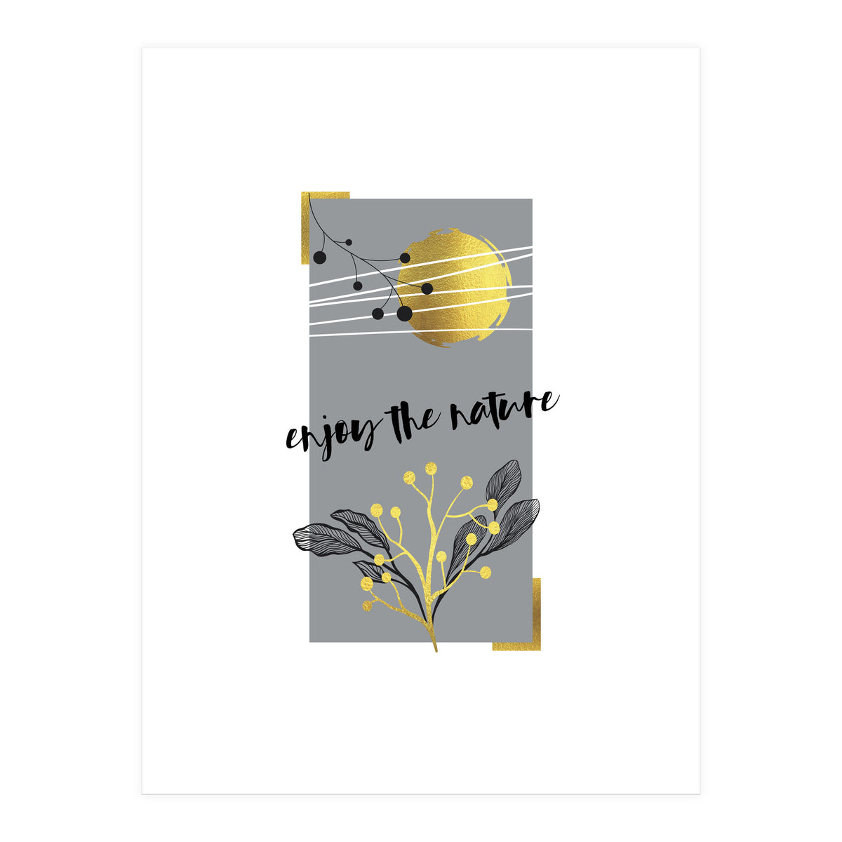 Reflection on the essentials - Enjoy the nature (Print Only)