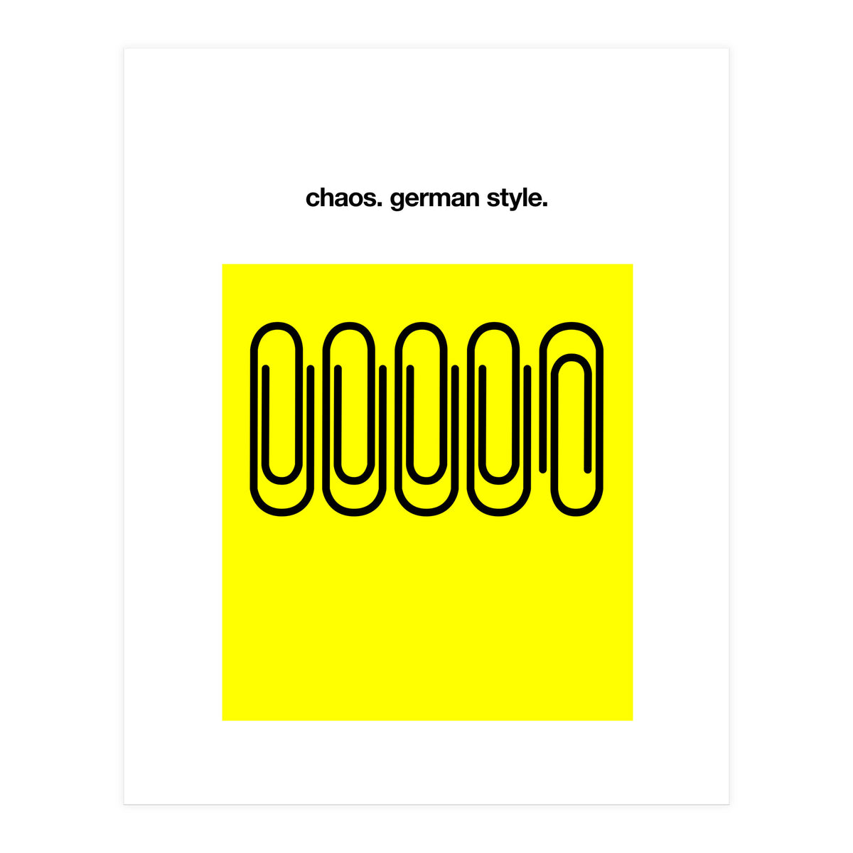 German Chaos (Print Only)