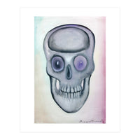 Calavera Con Dientes Perfectos (Print Only)