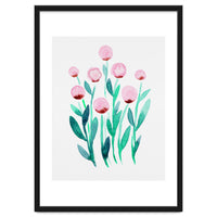 Simple pink flowers