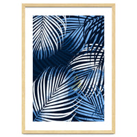 Palm Leaves Blue