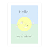 Hello! my sunshine! - Swan moon and Sun (Print Only) thumbnail