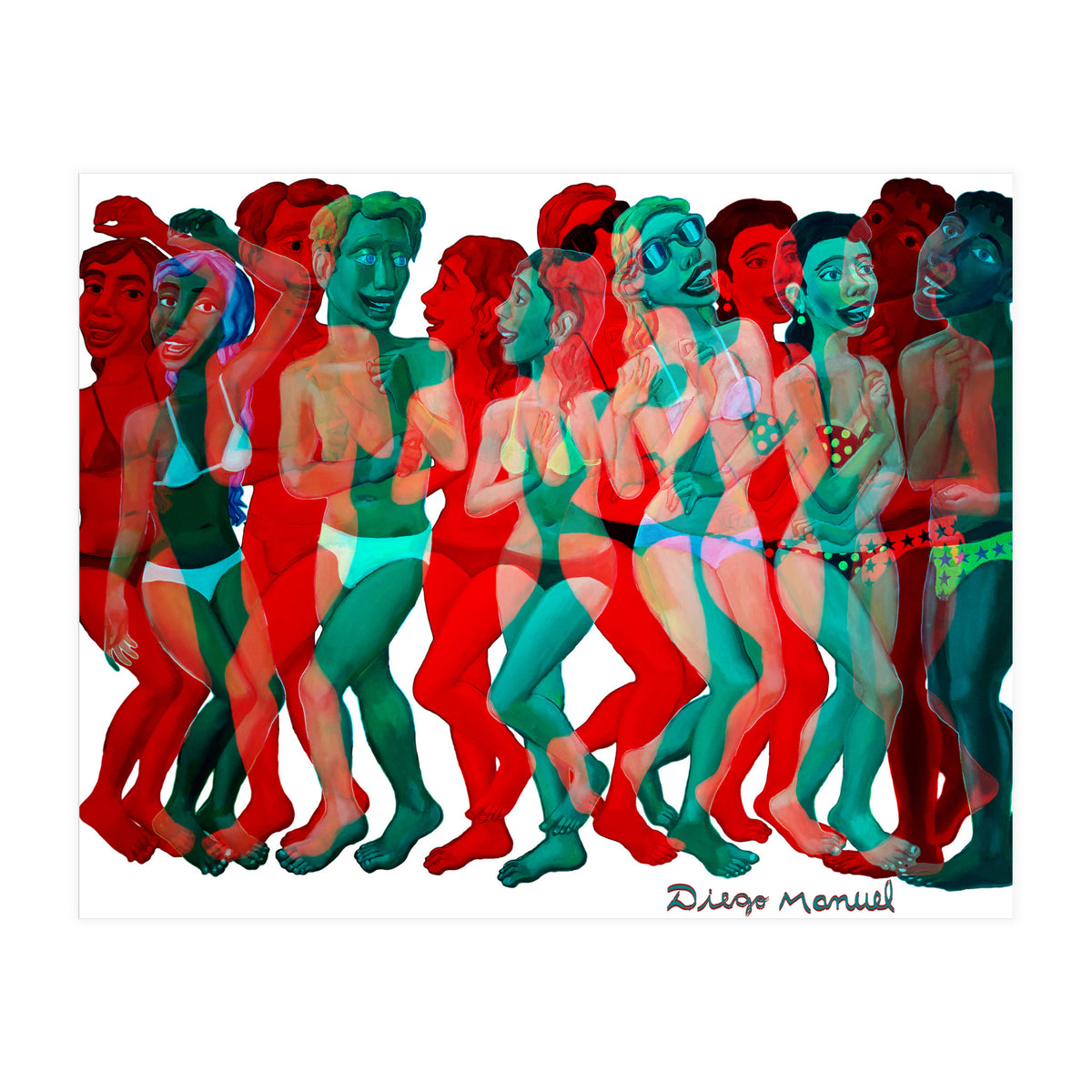 Fiesta En La Playa 2 2 (Print Only)