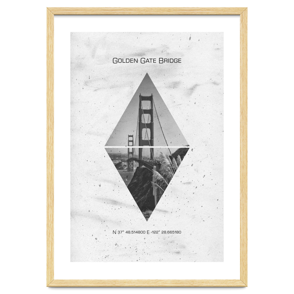 Coordinates SAN FRANCISCO Golden Gate Bridge