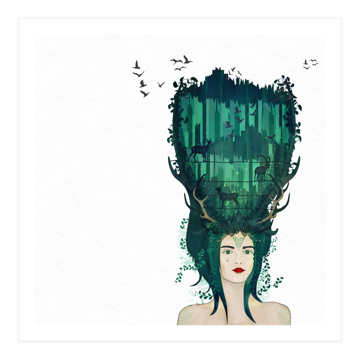 Rococo: My Lady of the Wilderness (Print Only)