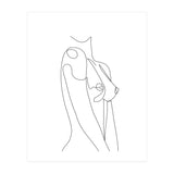 female chest line  (Print Only) thumbnail