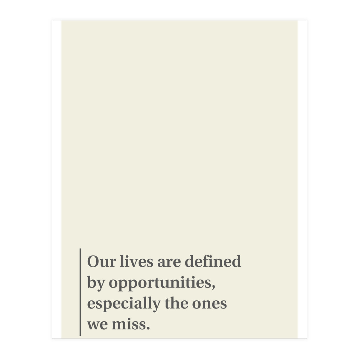 OPPORTUNITIES (Print Only)