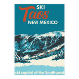 Ski Taos New Mexico vintage poster (Print Only) thumbnail
