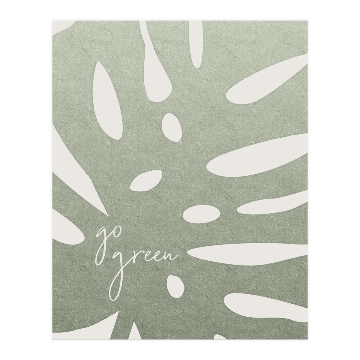 Go green (Print Only)