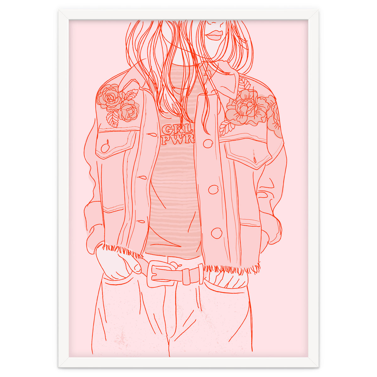 Pink Jeans Jacket