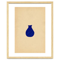 Ultramarine abstract vase