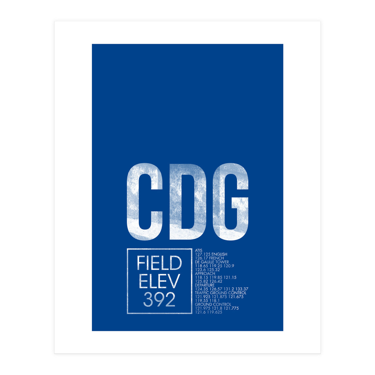 Paris CDG Atc (Print Only)