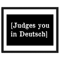 Judges You In Deutsch