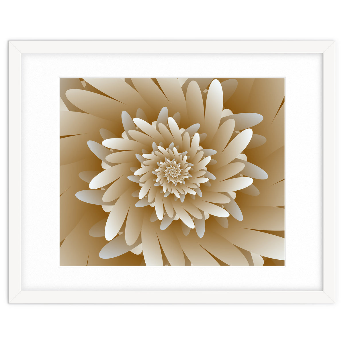 Abstract Digital Floral ART