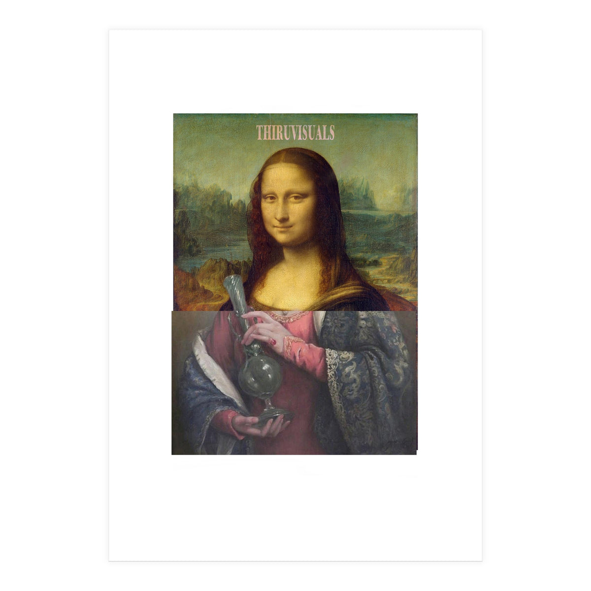 Mona Lisa with the Bong (Print Only)