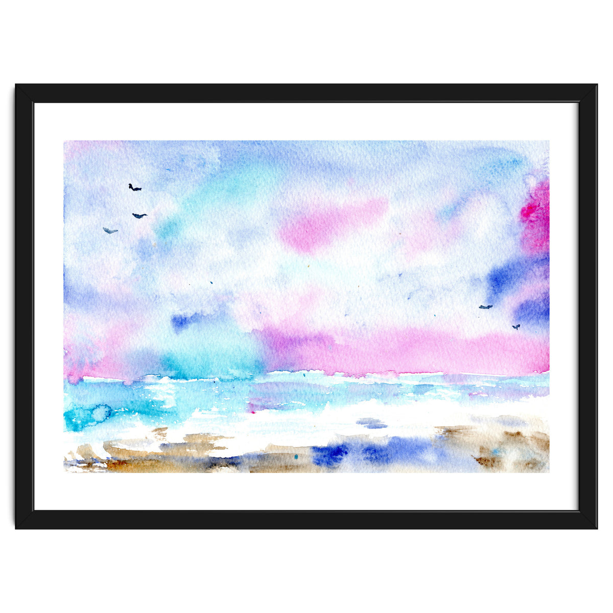 Tenderness of the sea || watercolor