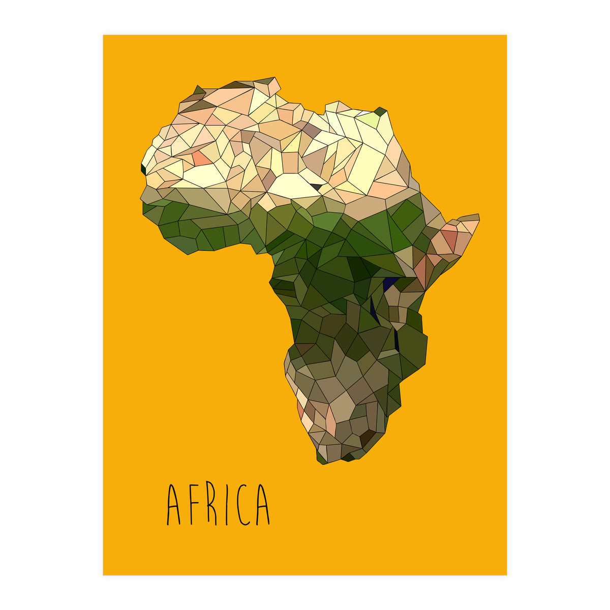 AFRICA – Yellow  (Print Only)