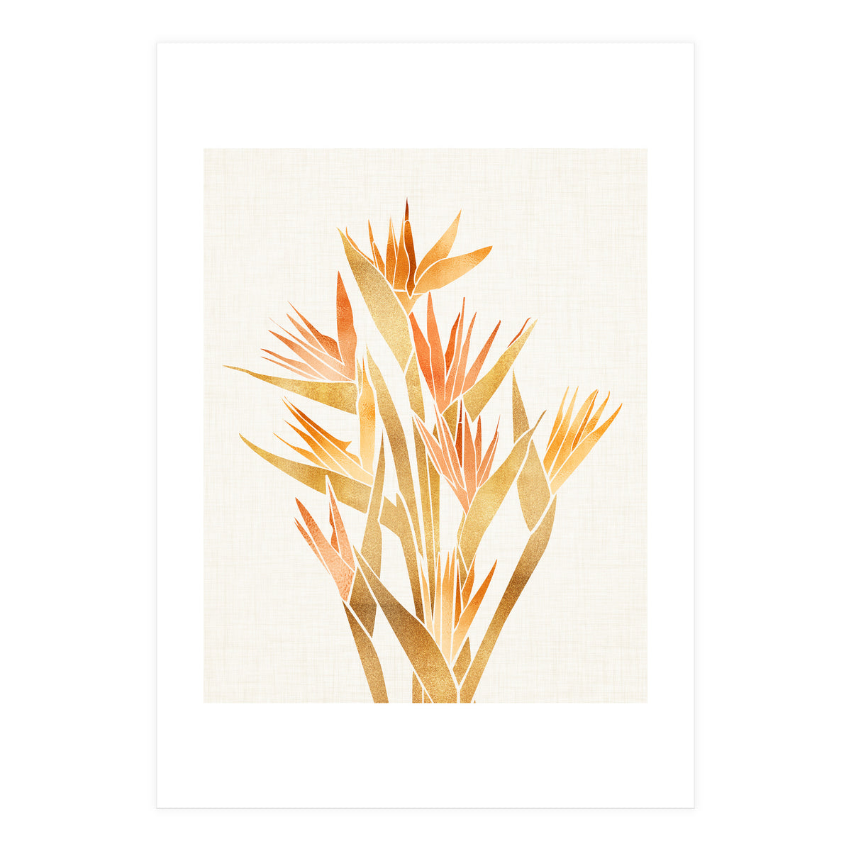 Tropical Bird of Paradise Bouquet (Print Only)
