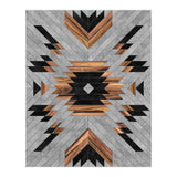 Urban Tribal Pattern No.6 - Aztec - Concrete and Wood (Print Only) thumbnail