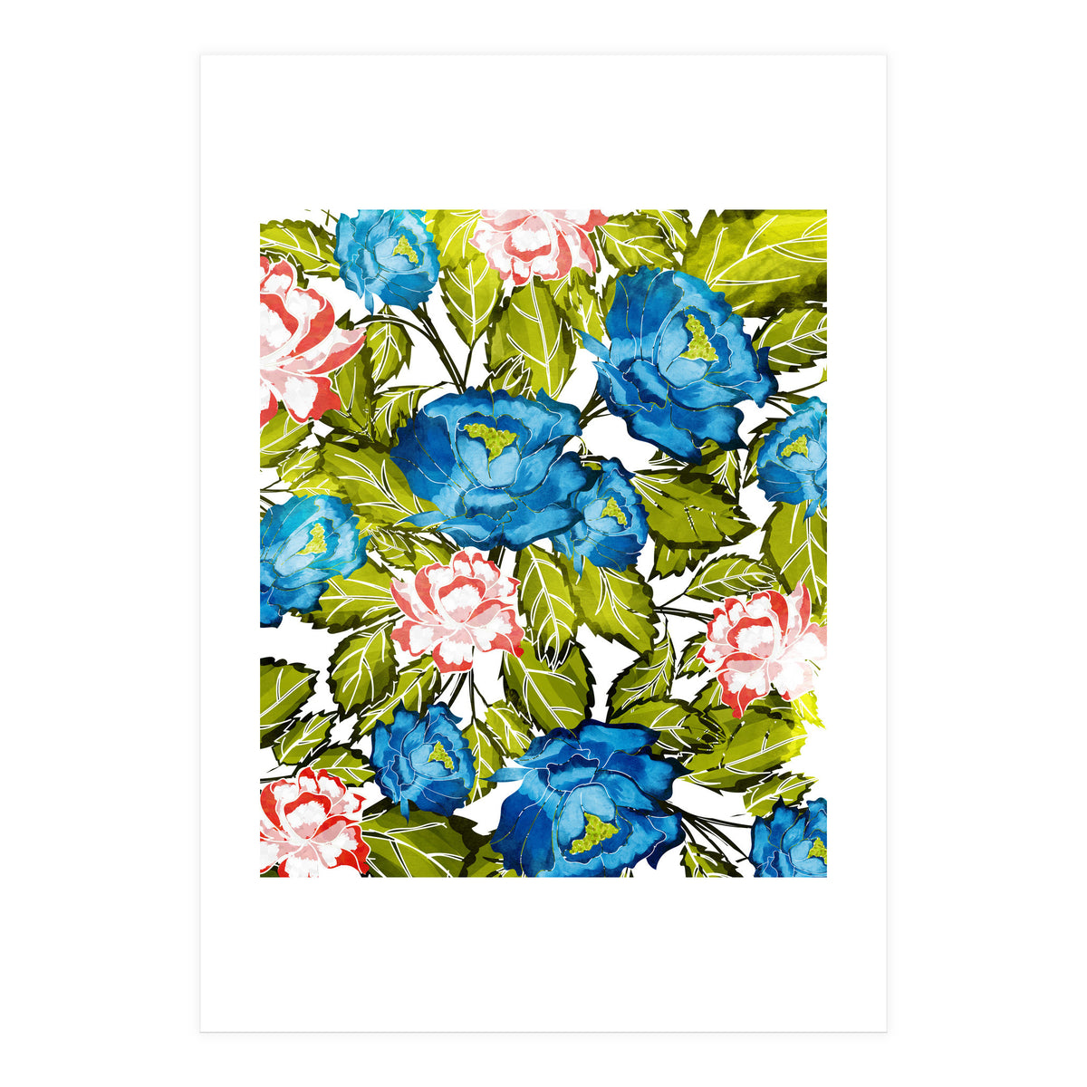 Indigo Bloom (Print Only)