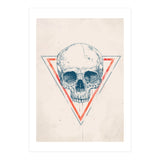 Skull In Triangles Ii (Print Only) thumbnail