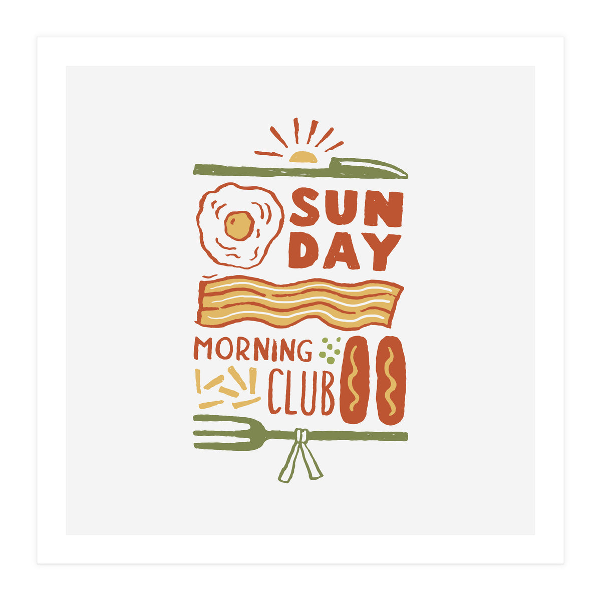 Sunday Club (Print Only)