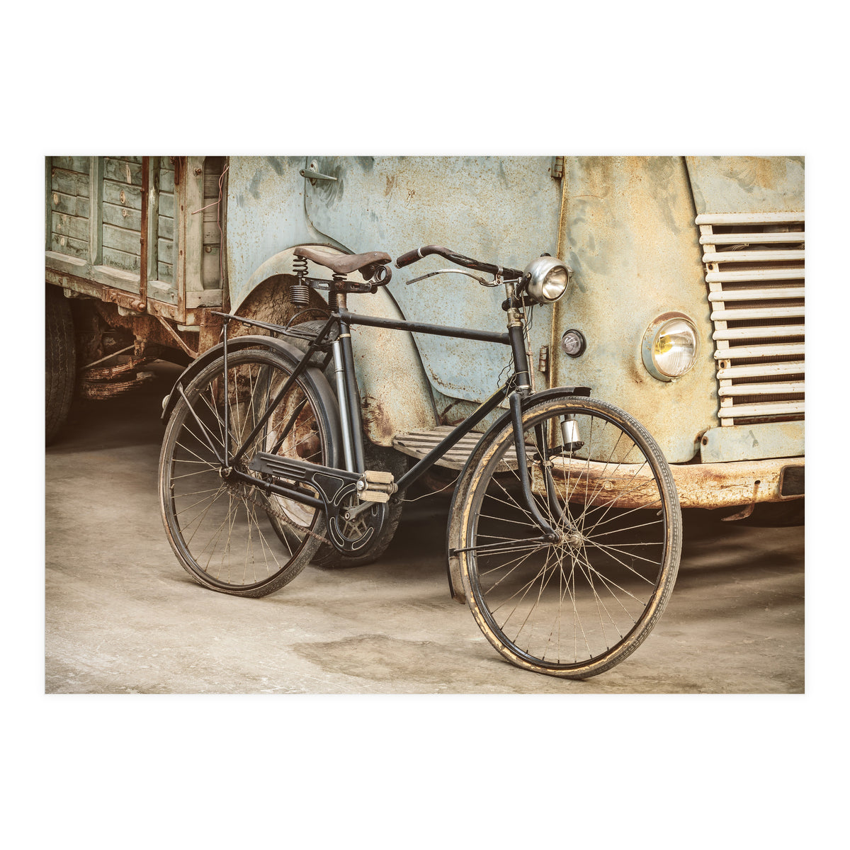 The Bicycle in the old Factory (Print Only)