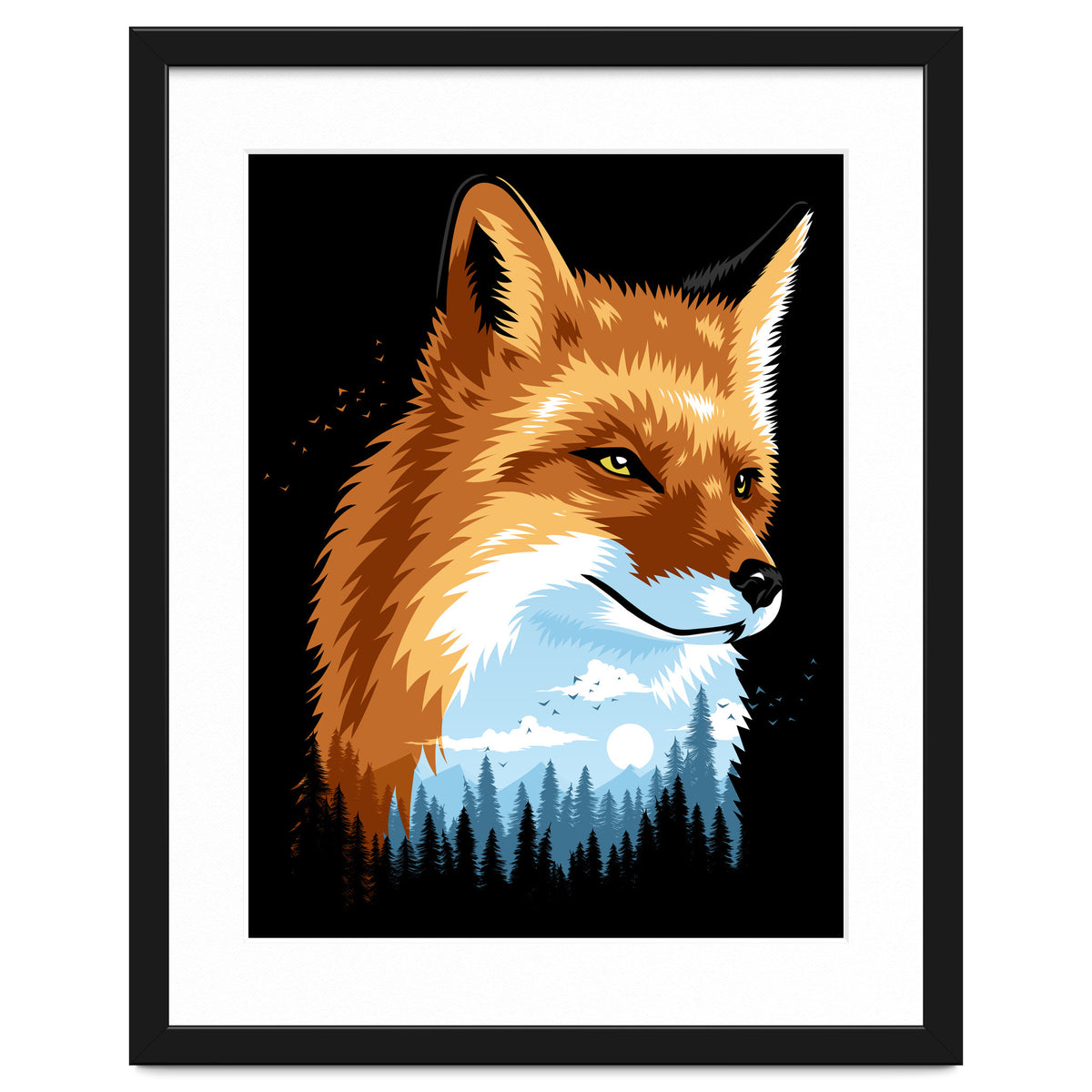Fox Colors Forest