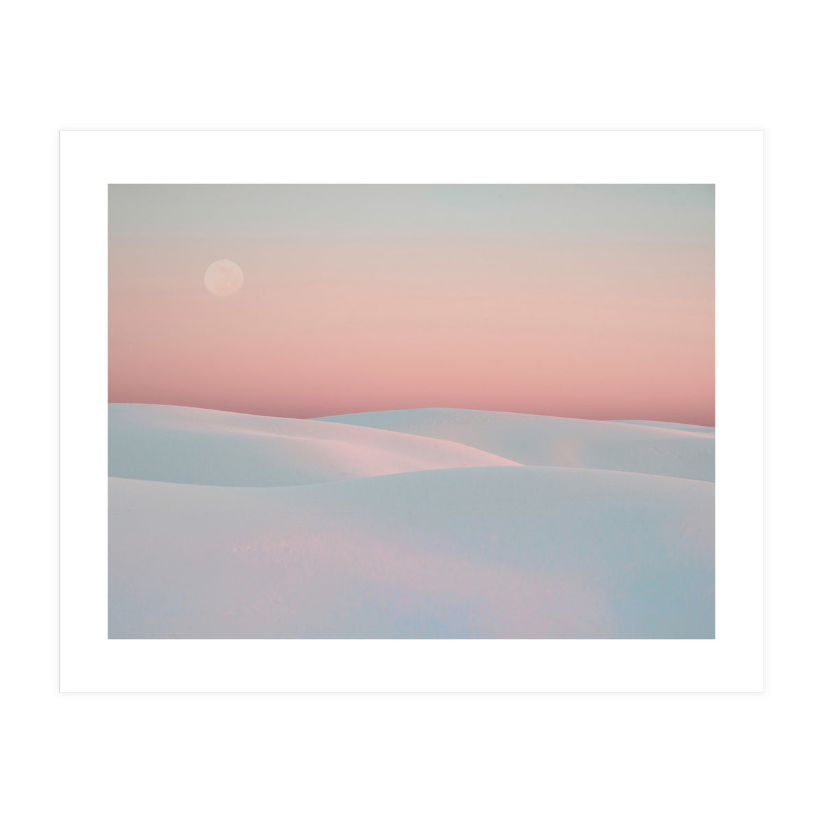 Moon And Dunes (Print Only)