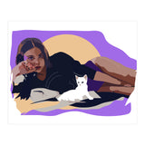 Sunset Kitten (Print Only) thumbnail