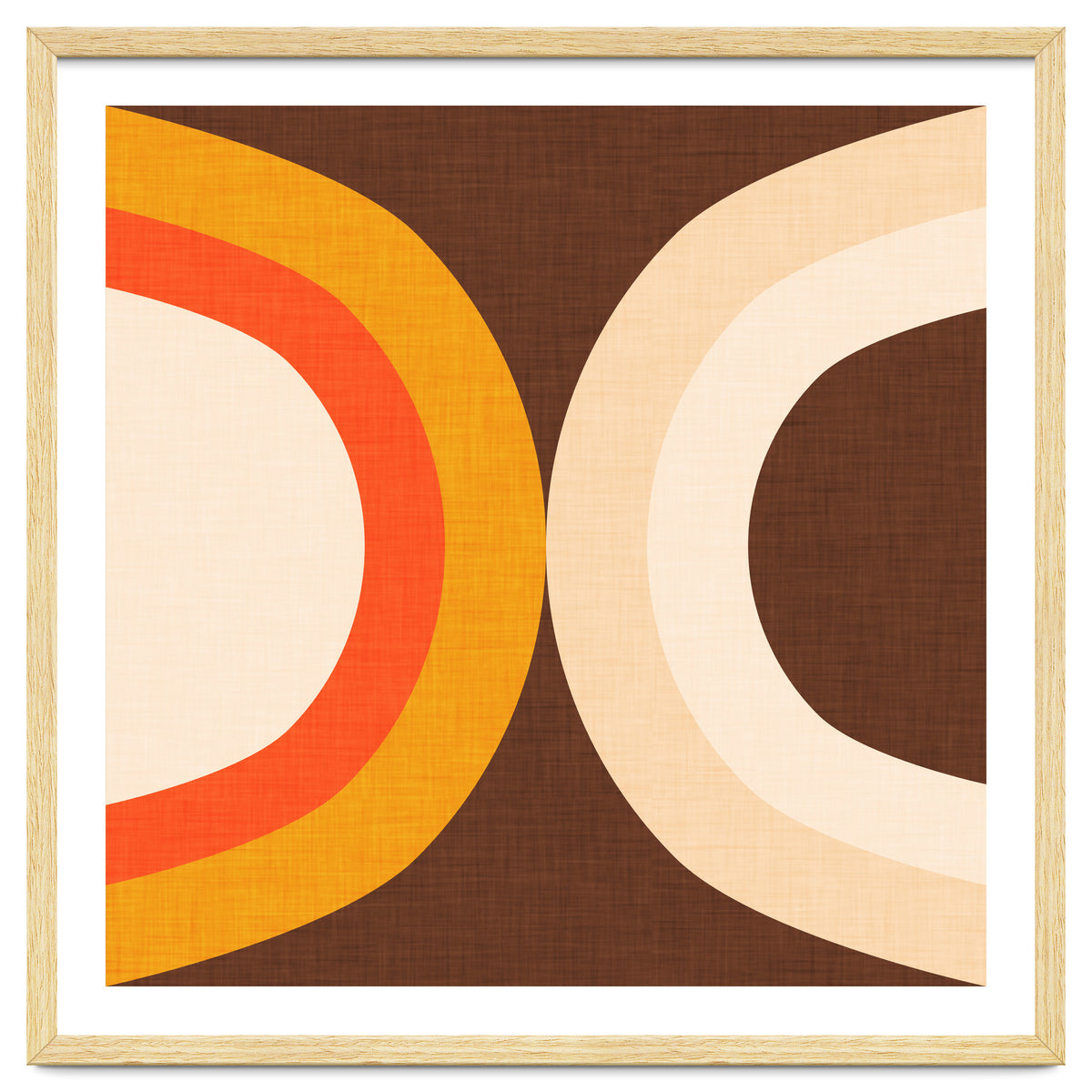 Classic Mid Mod Dot Brown