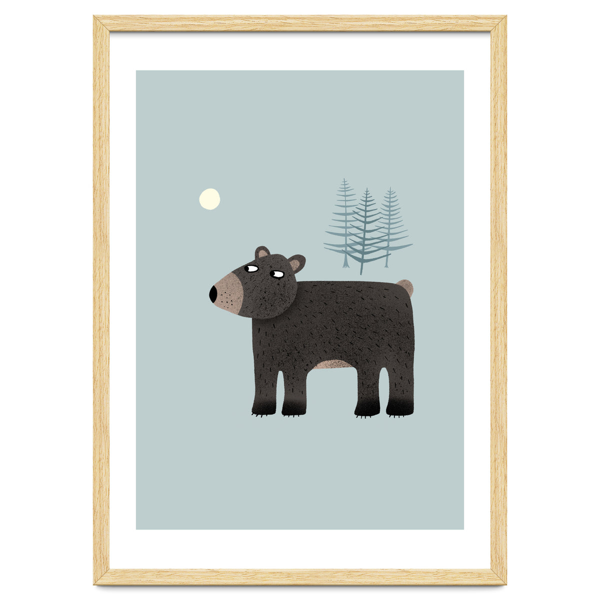 The Bear, the Trees and the Moon