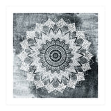 Bohochic Mandala In Gray (Print Only) thumbnail