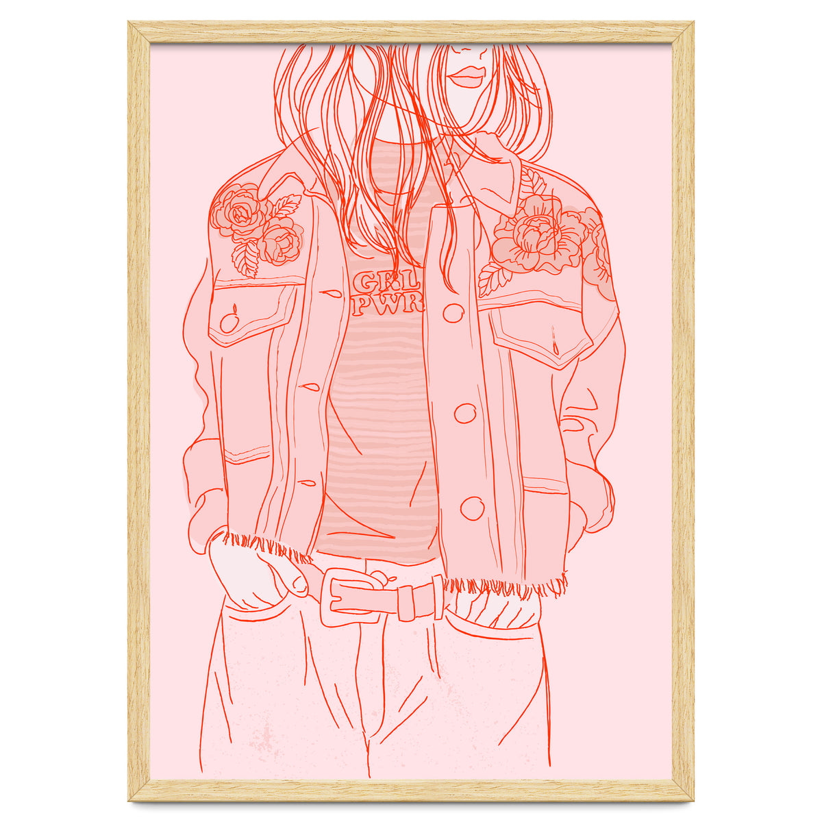 Pink Jeans Jacket