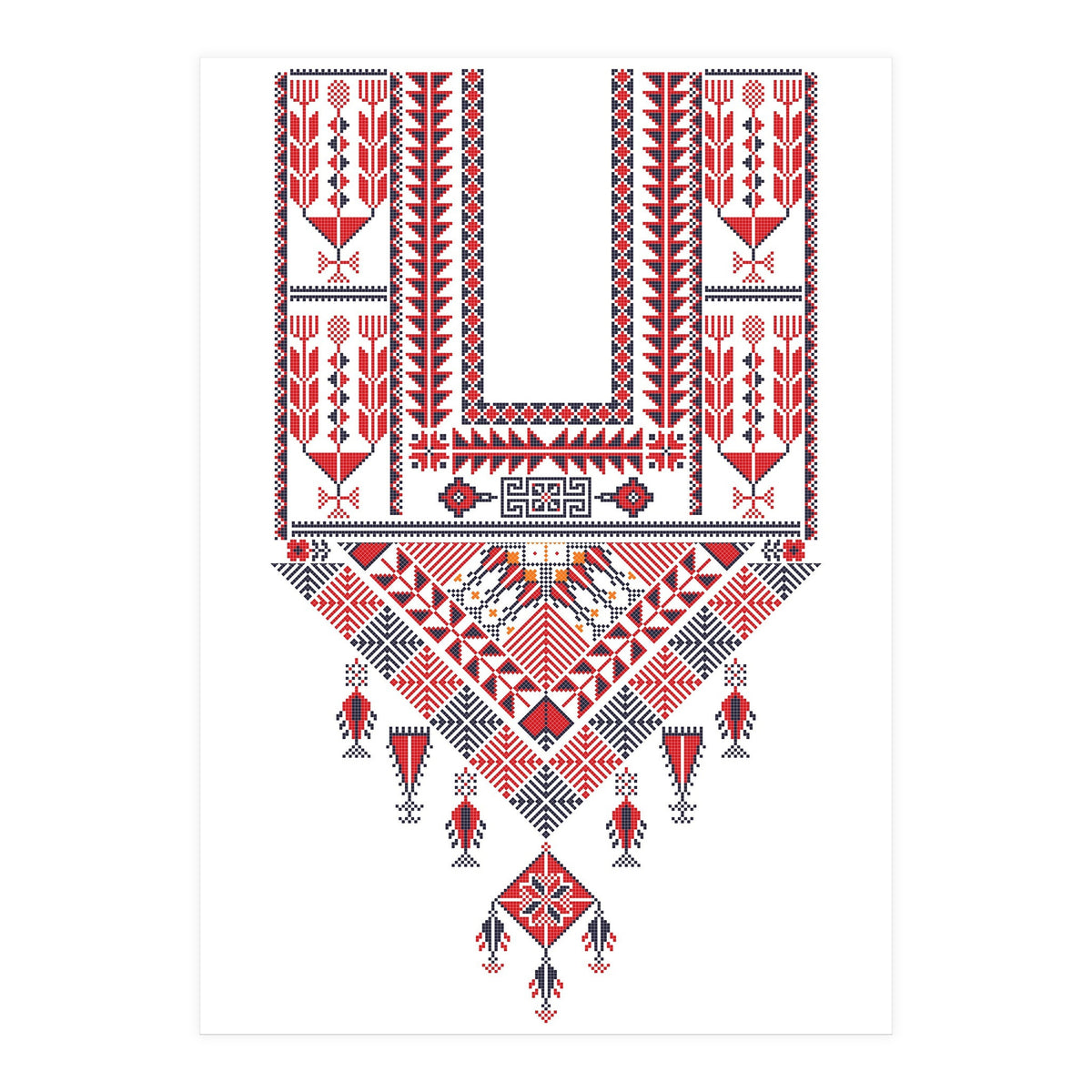 Tatreez Ornament 10 (Print Only)