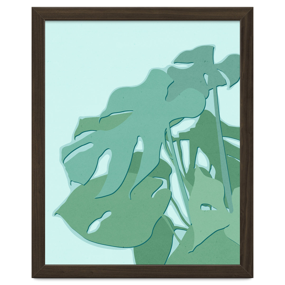 Minimal Monstera Leaves - Greener Eden