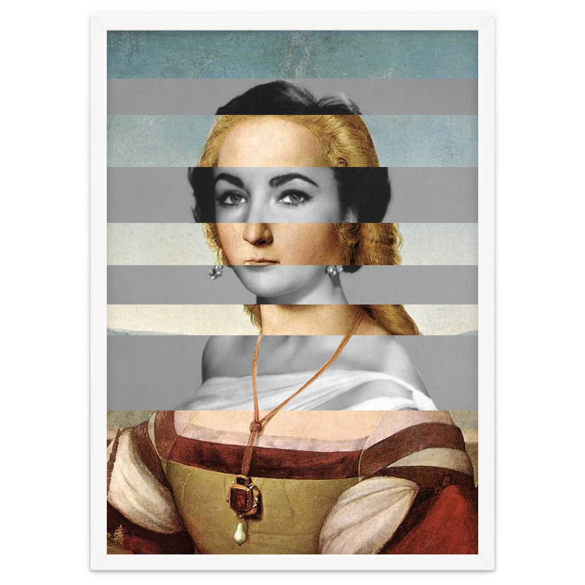 Rafael Portrait of Young Woman with Unicorn & Liz Taylor