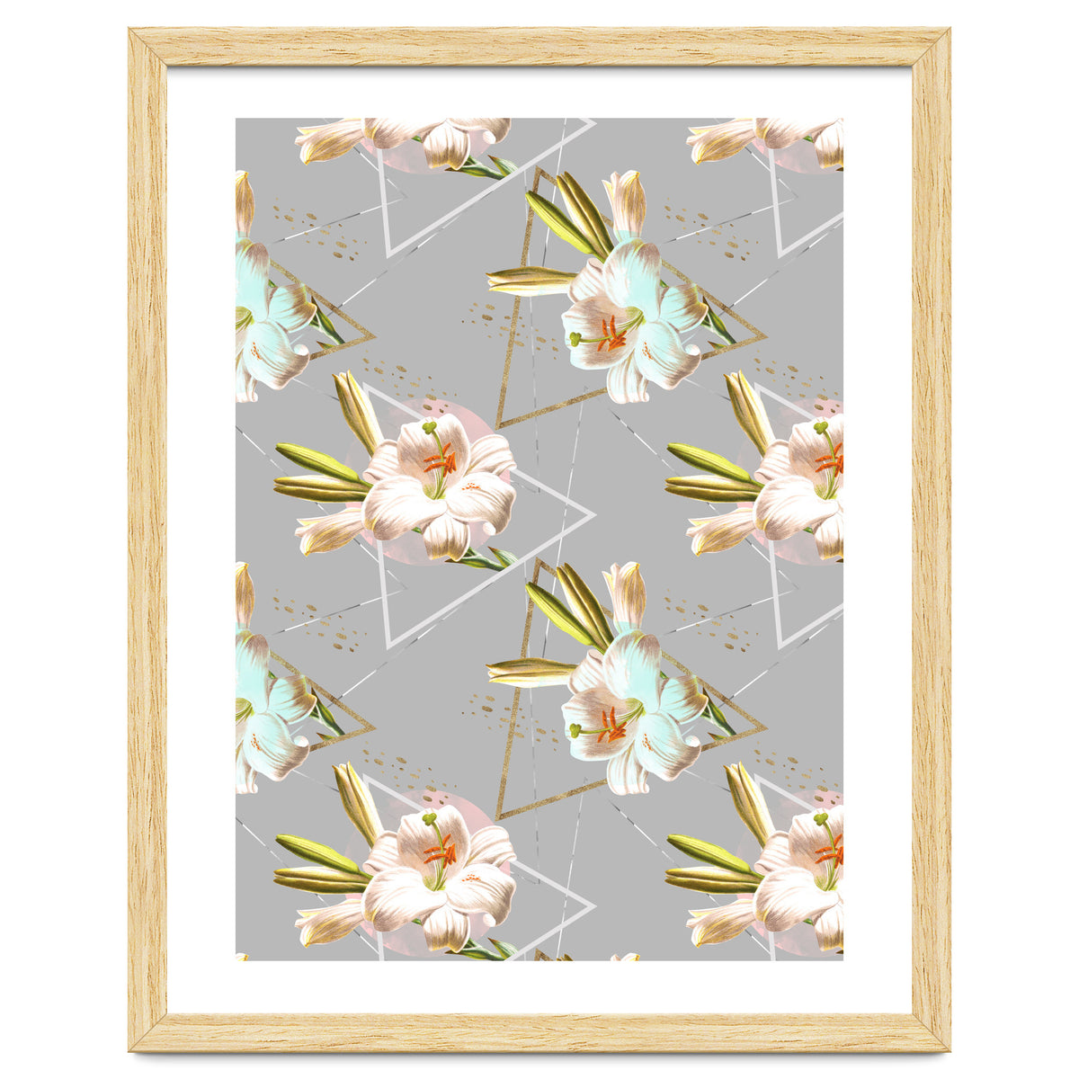 Botanical blooming with geometric 02