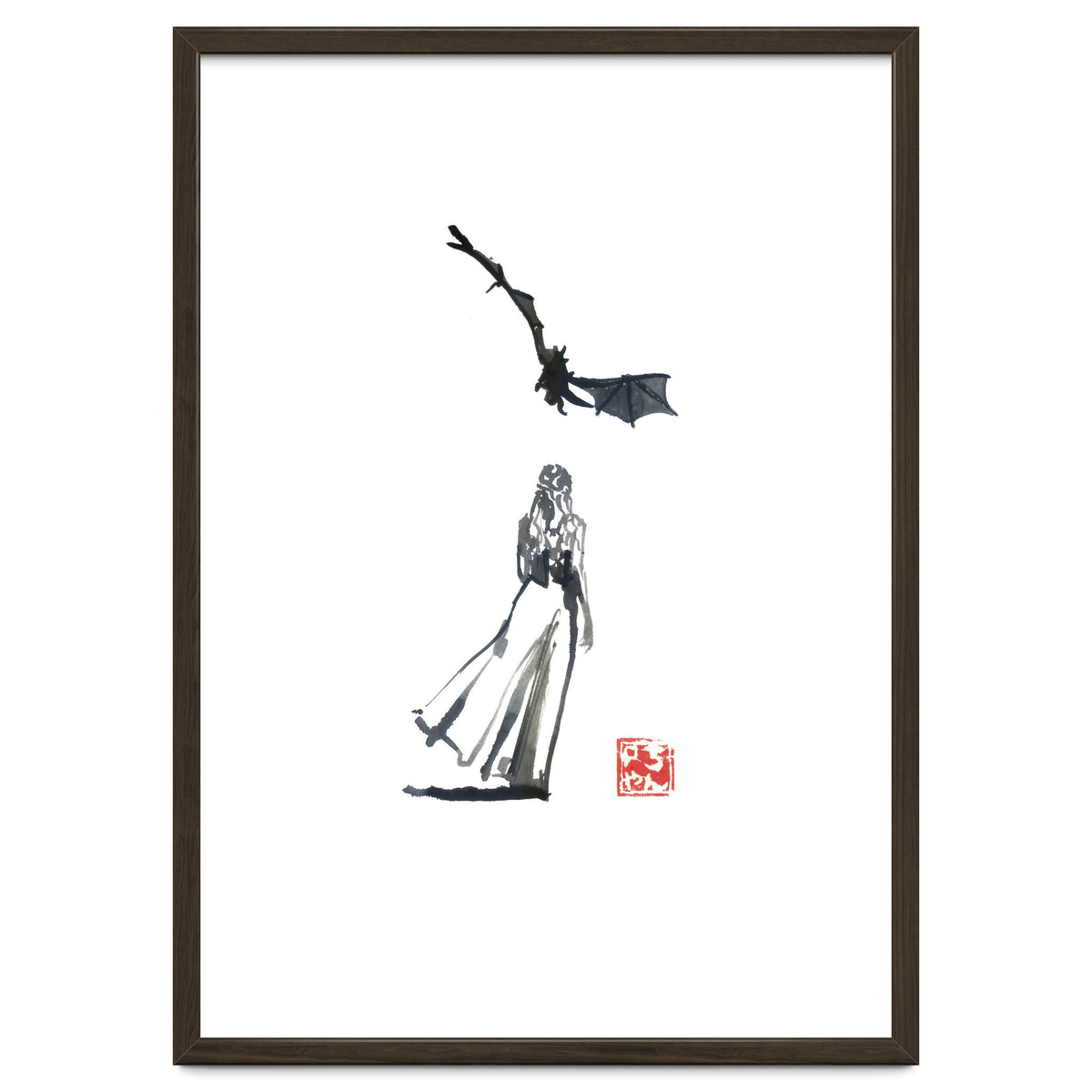 daenerys targaryen and the dragon