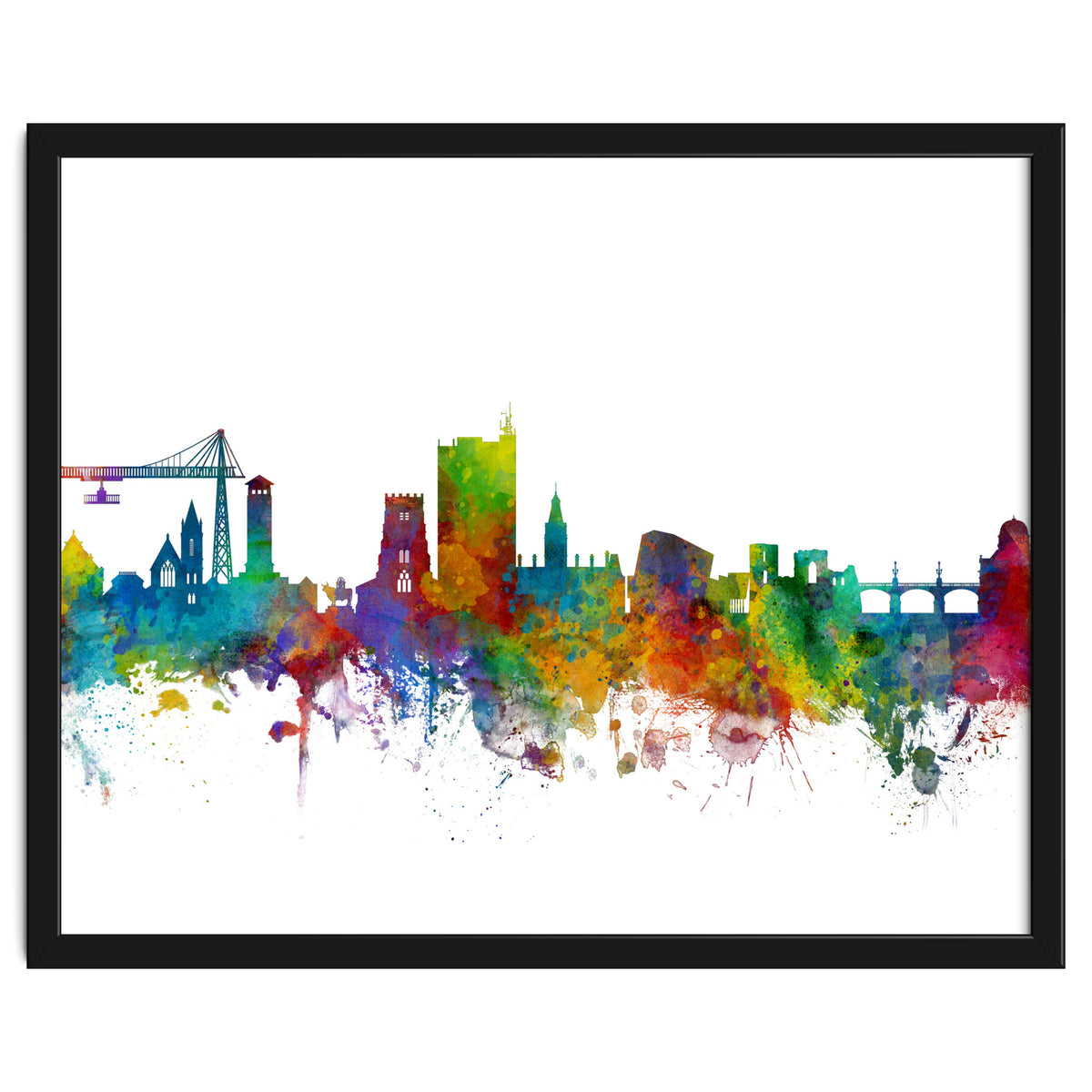 Newport Wales Skyline