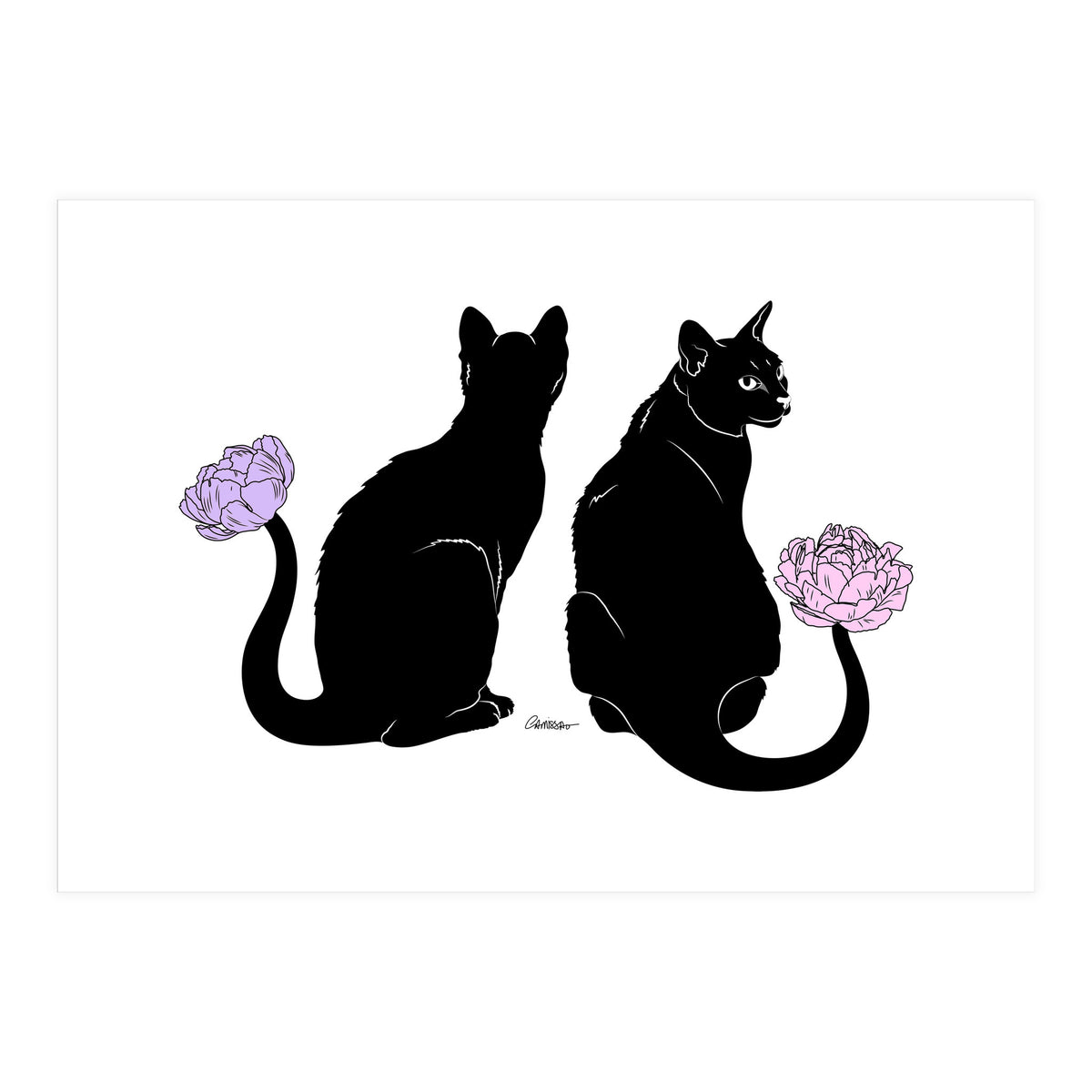 Flower Cats (Print Only)