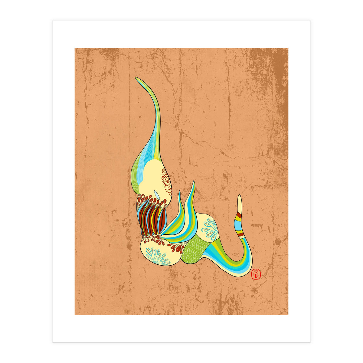 Floating Creature (Print Only)