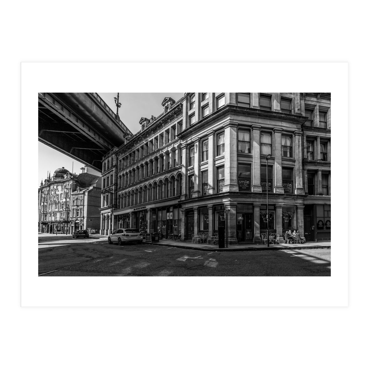 Dene st Newcastle monochrome (Print Only)