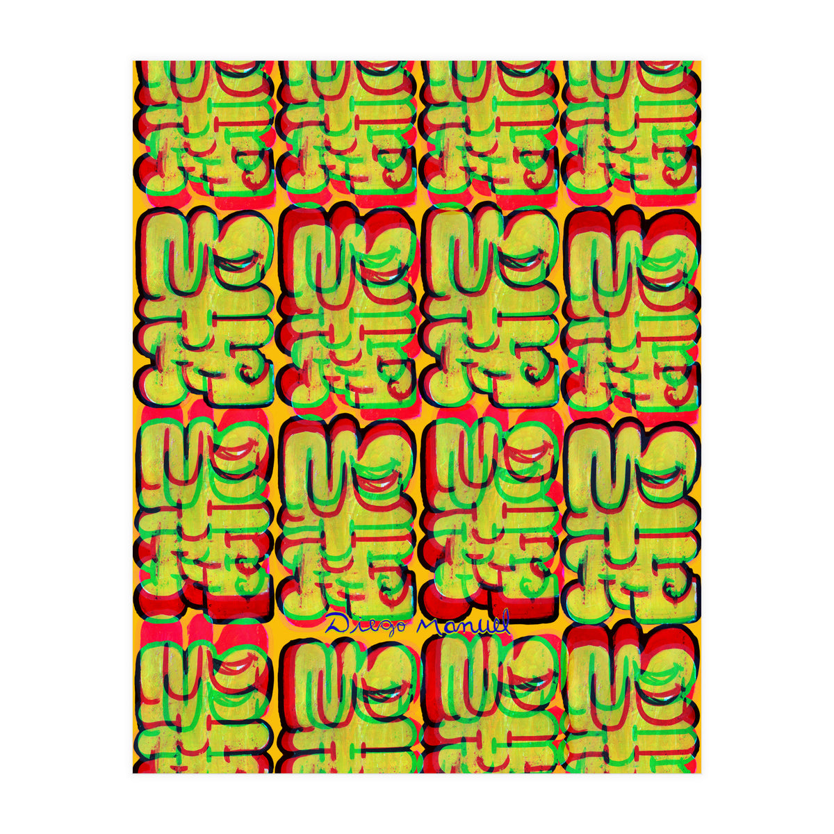 Graffitis 2021 Tapiz 116 (Print Only)