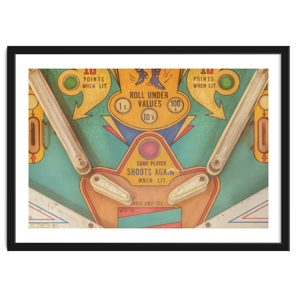 The vintage Pinball Machine