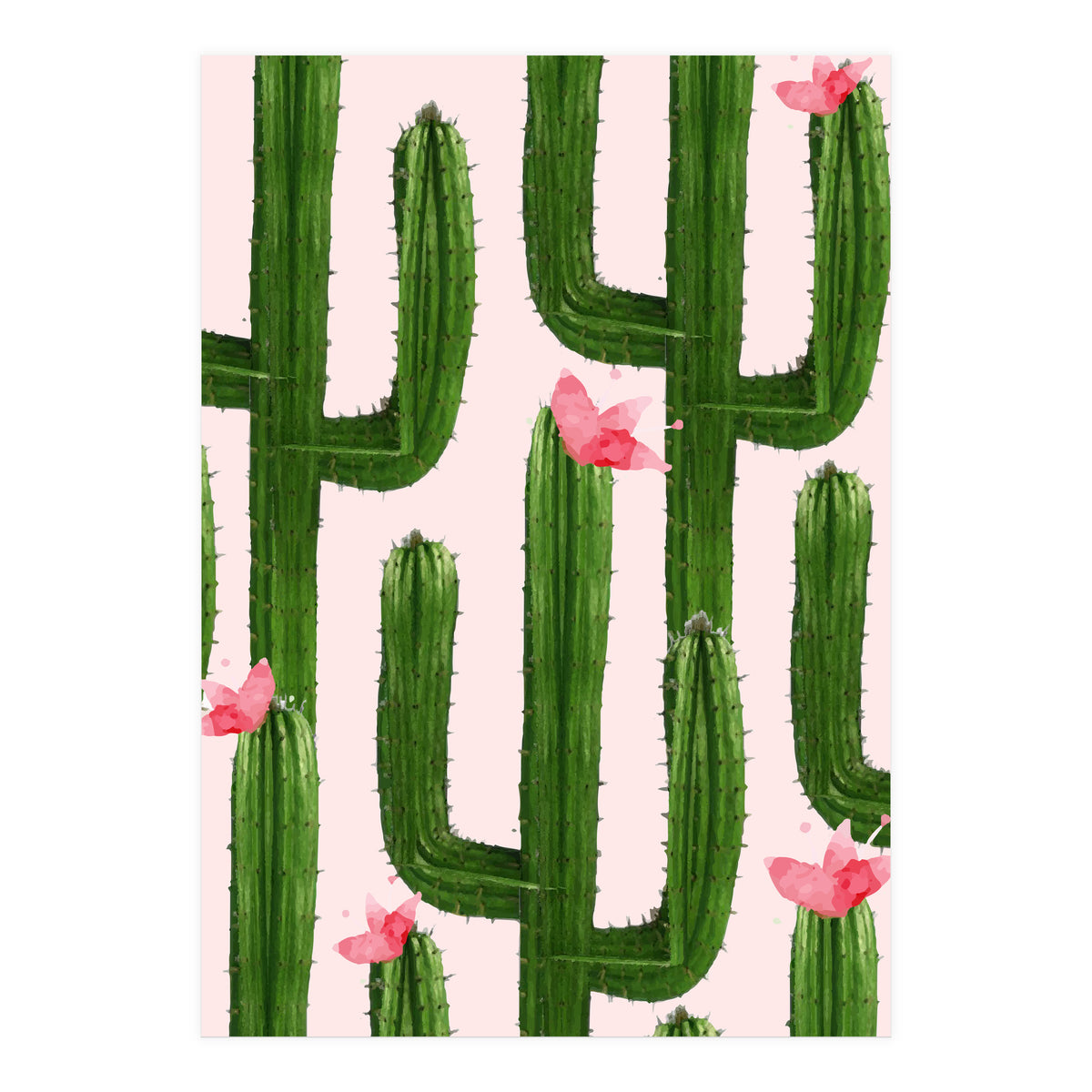 Happy Cacti (Print Only)